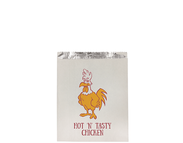 Small Chicken Foil Bag 211x165x58 250/pkt