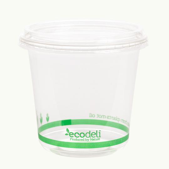 Lid for PLA Deli Bowl 240ml, 360ml, 500ml 50/slv 1000/ctn