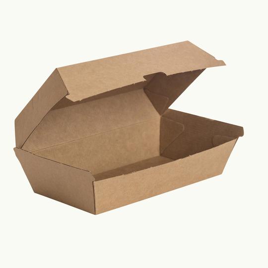 Kraft Snack Box Reg 17.5x9x4 cm 50/slv 200/ctn