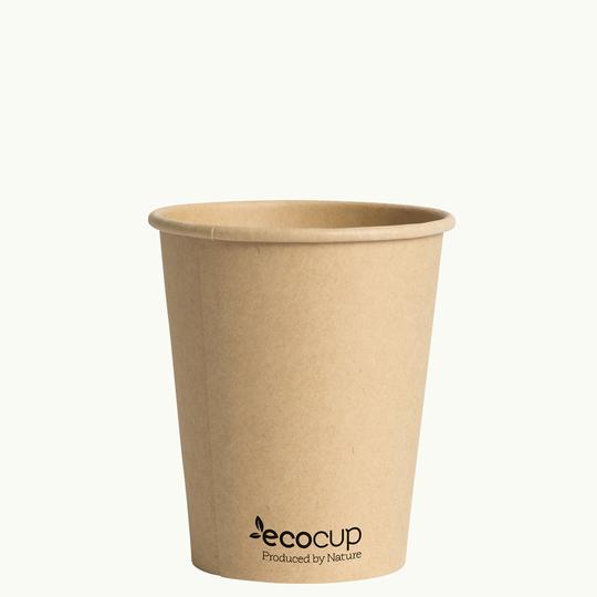 ECC-8SWB-K 285ml Single Wall Eco Cup Kraft 50/slv 1000/ctn