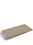 #4 Brown lined satchel bag 275x133x67 250/pkt