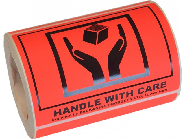 Handle With Care Label 250/roll