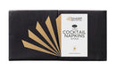 Black Cocktail 2ply Napkin 250/pkt 3000/ctn