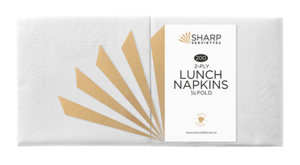 White 2 ply Luncheon Napkin 200/pkt