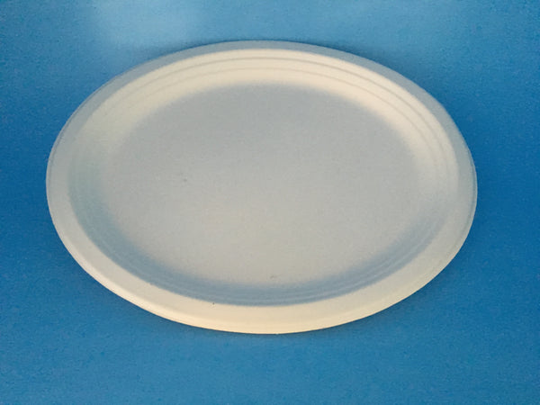 Sugarcane Oval Plate Large 318x255 50/sleeve, 500/carton