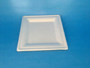 8" Square Sugarcane plate 50/sleeve, 500/carton