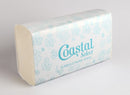 Coastal Slimline 1ply Hand Towels Recycled 200/pkt 4000/ctn