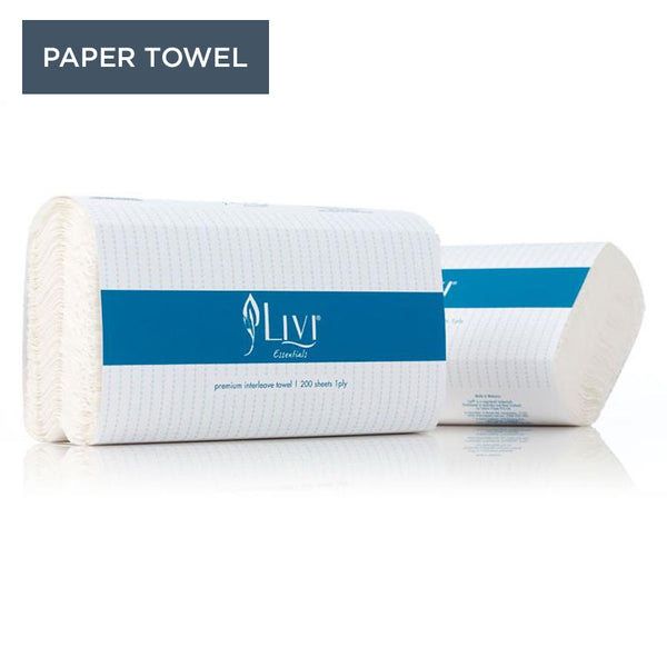 Livi Slimfold Interfold Towel 4000 sheets per ctn