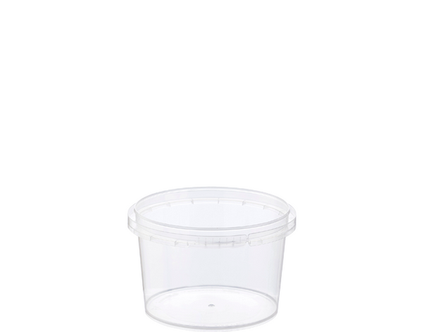 Round Tamper Evident Tub 87ml 210ml 50/slv 1000/ctn