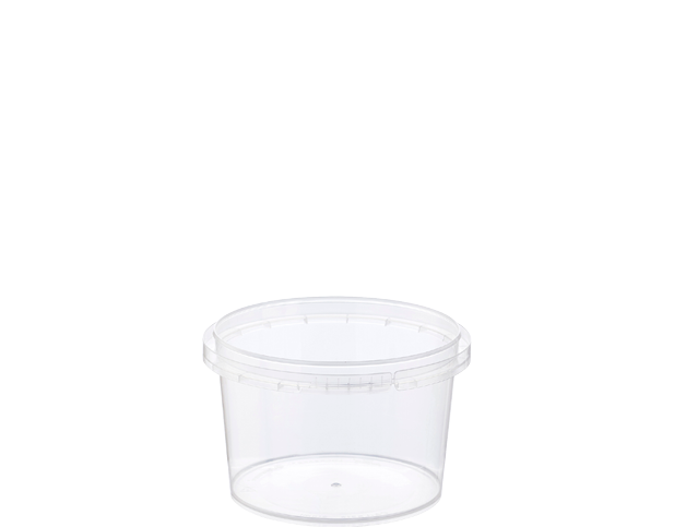 Round Tamper Evident Tub 87ml 210ml 50/slv 1000/ctn