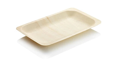 Wooden Plate 20cm x 12.5cm x 2cm 100/pack