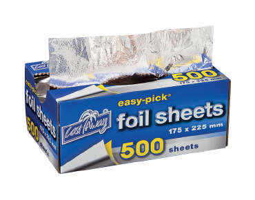 Foil Sheets Large 305x273 500/box 3000/ctn