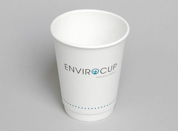 PLA UniCup 8oz Double Wall Coffee Cup. 25/slv, 500/ctn