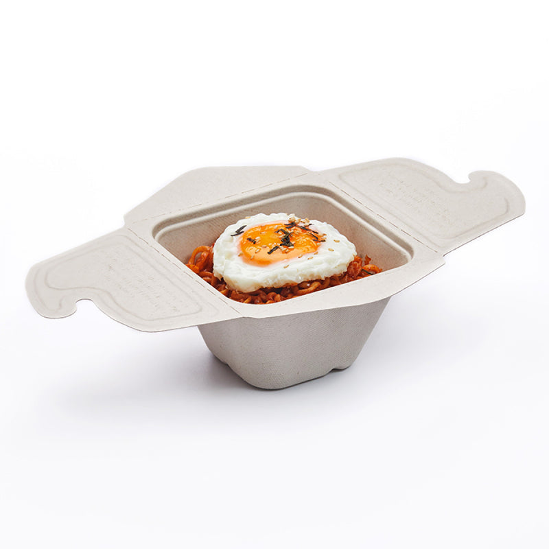 SAF405 Square Small fold & click bowl 450ml 300/ctn