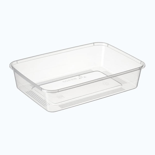 Rectangle. Polypropylene Container 500ml 50/slv 500/ctn