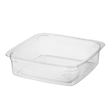 125ml Square clear Tub 25/pkt