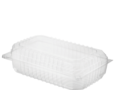 Clear Large Salad Pack 180mm x 105mm x60mm 100/slv 500/ctn