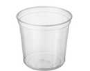 650ml Clear Round Polypropylene Container 50/slv 1000/ctn