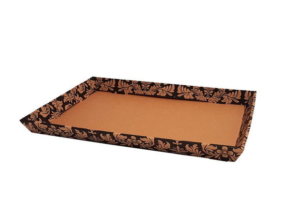 Patterned Cardboard Platters MED 360x260x30 100/ctn