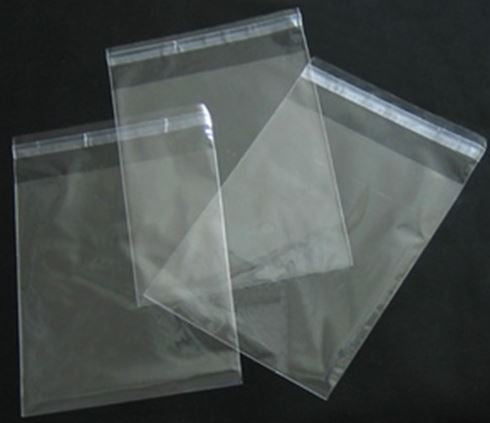 Polypropylene bags with resealable tape