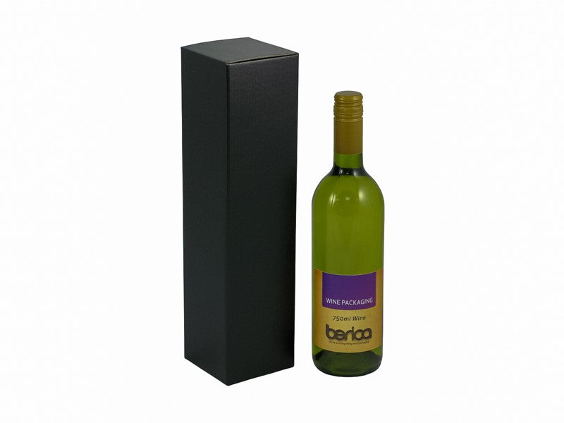 Cardboard wine bottle box