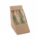 Cardboard sandwich wedge double with window