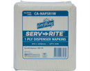 Dispenser napkin 1 ply white